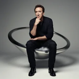 Nicolas Cage pondering his Orb by Studio Myr