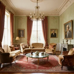 a room. designed by adonna khare, thomas kinkade and h. r. giger