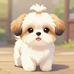 Chibi Anime Shih Tzu