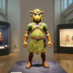 photograph of the majora ‘ s mask exhibition in the british national museum