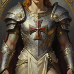 he - man!!!!!, closeup, d & d, sci fi, fantasy, intricate, with german iron cross on chest armor, elegant, loin cloth, highly detailed, oill painting, artstation, concept art, matte, sharp focus, illustration, hearthstone, art by artgerm and greg rutkowski and alphonse mucha