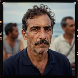 kodak portra 4 0 0, wetplate, 2 0 0 mm lens, 1 9 3 0 s colour portrait of a deep insight of people by the sea by saul leiter, insanely detailed, insanely intricate, depth of field, blueberry