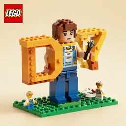 d-day made of lego, photo