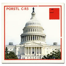 postal card of washington d. c