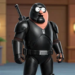 photograph Family Guy’s Peter Griffin frozen in Carbonite, Hyperreal, Star Wars