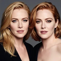 portrait of christina hendricks and emma stone hybrid by mario testino, headshot, detailed, award winning, sony a 7 r