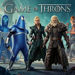game of thrones and space jam crossover