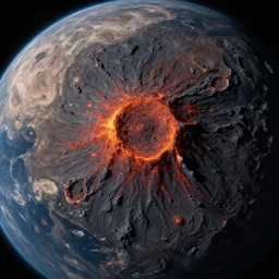 volcanic planet texture