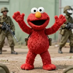 vietnam war colourised elmo commiting warcrimes