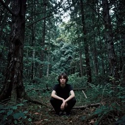 i've been thinking, maybe i shouldn't be thinking anymore. withering away, pestering my frontal lobe. hatred is a virus. by zorn dahl artgerm bilibin harris rocha pennington sibylla merian rocha shinkawa kago apophasis ghost hyperrealism photo - realistic lifelike photography apophasis nightmare beautiful forest woods countryside landscape