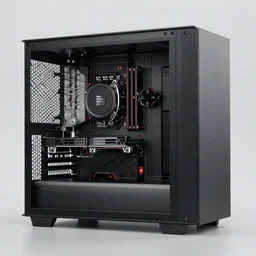 joe biden building a PC, photo, 4k photoshop render
