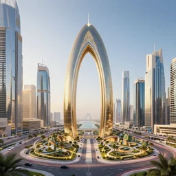 arch vis of dubai city of the future named toilet land
