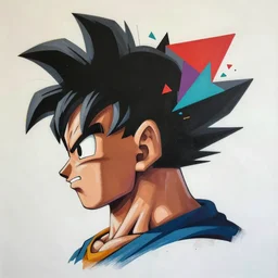 Supreme x DBZ profile picture by Sachin Teng, asymmetrical, Organic Painting , Matte Painting,  geometric shapes, hard edges, graffiti, street art:2 by Sachin Teng:4