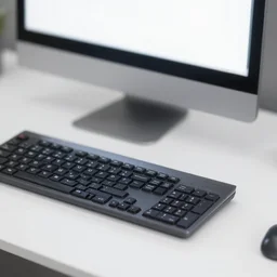 photo of a computer on a desk ( 2 0 1 6 ). realistic, highly - detailed, award - winning, sharp focus