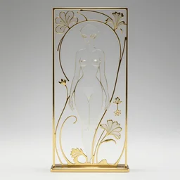 minimalistic artnouveau style floral alien vampiress by rene lalique 8 k