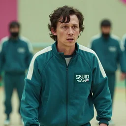 still of Tom Holand in Squid Game(2021)