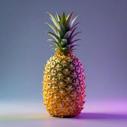 product photo of a pineapple bazooka, highly detailed, balanced colors, cyberpunk
