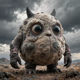 squishy flesh monster designed by Zdzisław Beksiński