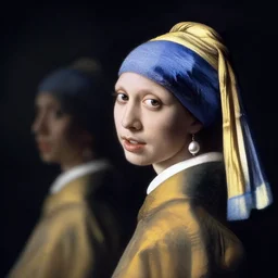 Danny Devito with a pearl earring by Johannes Vermeer