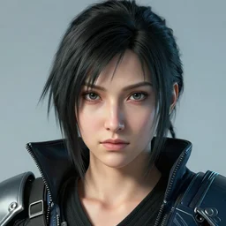 female cyberpunk ninja, final fantasy, cushart krenz, very detailed, realistic face, detailed face, matte, tonemapping, bbwchan, perfection, 4 k,