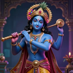 synthwave krishna, ue 5, daz