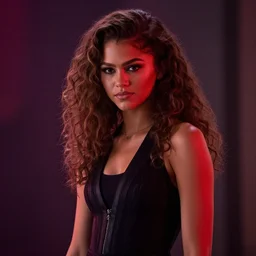 movie still of Zendaya as Sade, dramatic lighting, cinematic, vivid ligthing, high quality, highly detailed