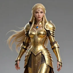 a beautiful valkyrie, norse warrior, wearing a golden armor with norse and viking jewelry by karol bak, ayami kojima, amano, moebius, concept art, character design, fantasy, 3 d, 8 k resolution