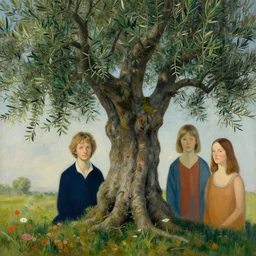 detailed portrait of timothy olyphant olive!! tree! by tomasz alen kopera and peter mohrbacher and johanna martine! and margaret keane! coherent alluring luminescent