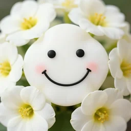 happy friendly cheerful flowers, macro photo. trending. award winning. featured.