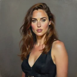 painting of gal gadot by jeremy mann