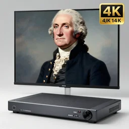 george washington in the modern times, colored hd, modern times, 1 st president, rtx on, uhd 4 k