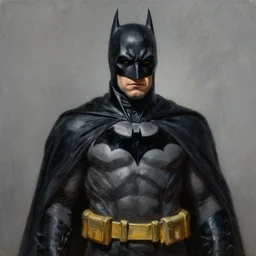 Painting of a batman dark knight by Christopher Nolan oil painting