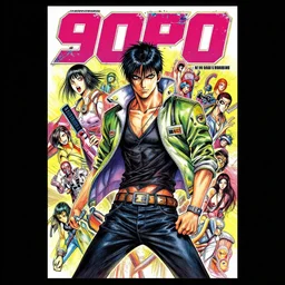 professionally drawn 9 0 s seinen cyberpunk horror action manga cover art, full color, magazine cover, drawn by ilya kuvshinov and hiromu arakawa