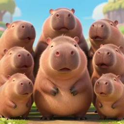 a photo of little cute hipoppotamus in world adventure movie by nuri iyem, james gurney, james jean, greg rutkowski, anato finnstark. pixar. hyper detailed, 5 0 mm, award winning photography, perfect faces
