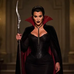 kim kardashian as dracula in the 1 9 2 2 nosferatu movie