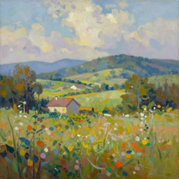 extremely beautiful stunning painterly landscape masterpiece painting in the style of rez,