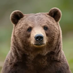 bear with a miniature head