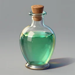game concept art of a health potion, cgsociety, artstation
