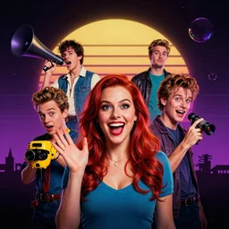 movie poster art 8 0 s retro synthwave hilariously bad vfx laughable b - list actors b - list movie horrific quality
