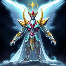 2 0 2 2 knights of the zodiac saint seiya battle for sanctuary hero suit armor comics mask minimalist verytoon nautiljon animes toei animation namco bandai, art by artgerm and greg rutkowski and magali villeneuve