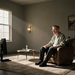 kj apa in the same room with walter white, still from breaking bad