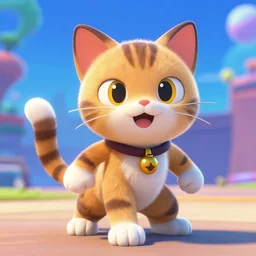 A cat in Super Smash Ultimate HDR