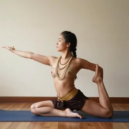 hanumanasana posture