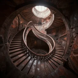spiral staircase to hell, 4 k, hdr, award - winning, octane render, artstation