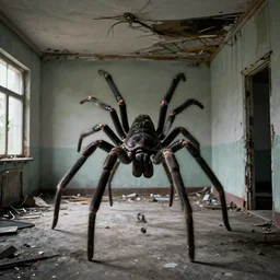 1 9 7 0 s photography, real possessed person walking like a spider in abandoned house