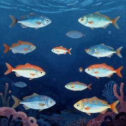 fishes in outer space