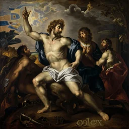 impressionist depiction of the apocalpse by caravaggio