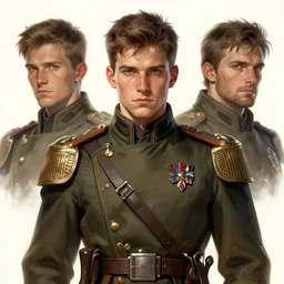 male fantasy soldier, portrait by krenz cushart, ilya kuvshinov, karol bak, delicate, digital illustration, very - detailed, deviantart, artstation, ruan, arya