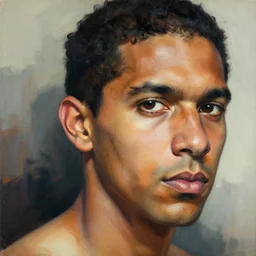 close up portrait of a latino man, light skin, dynamic, ultra detailed, 4 k, by thomas hart benton, kadir nelson
