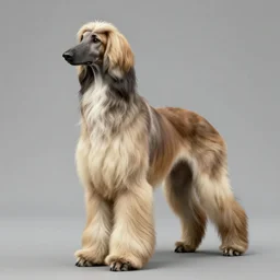 afghan hound wearing afghan coat artstation